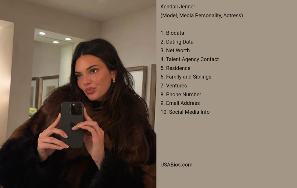 Model Kendall Jenner Phone Number, House Address, Biodata, Email, Family and other info